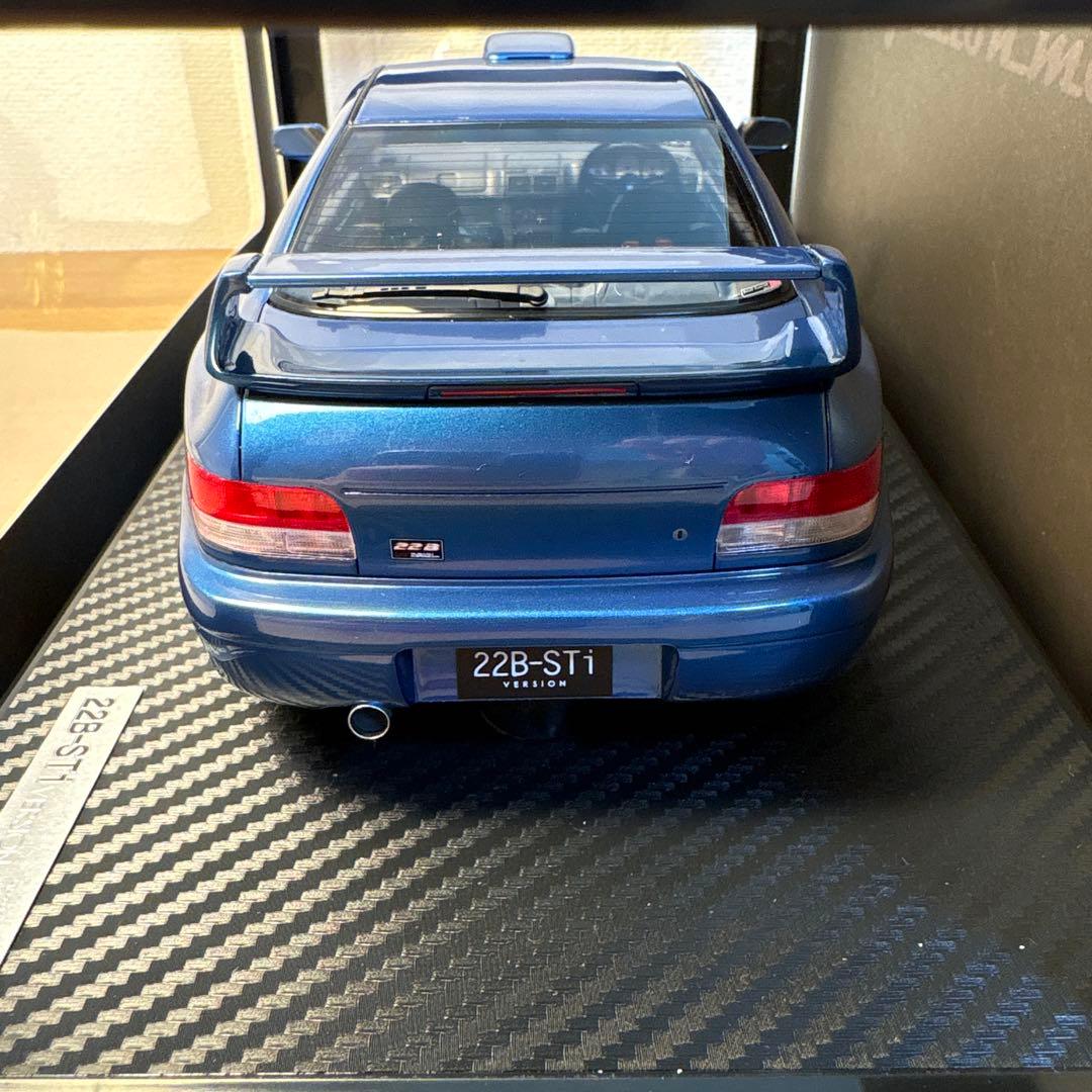 イグニッションモデル インプレッサ　22B-STi GC8 改1/18 ミニカー