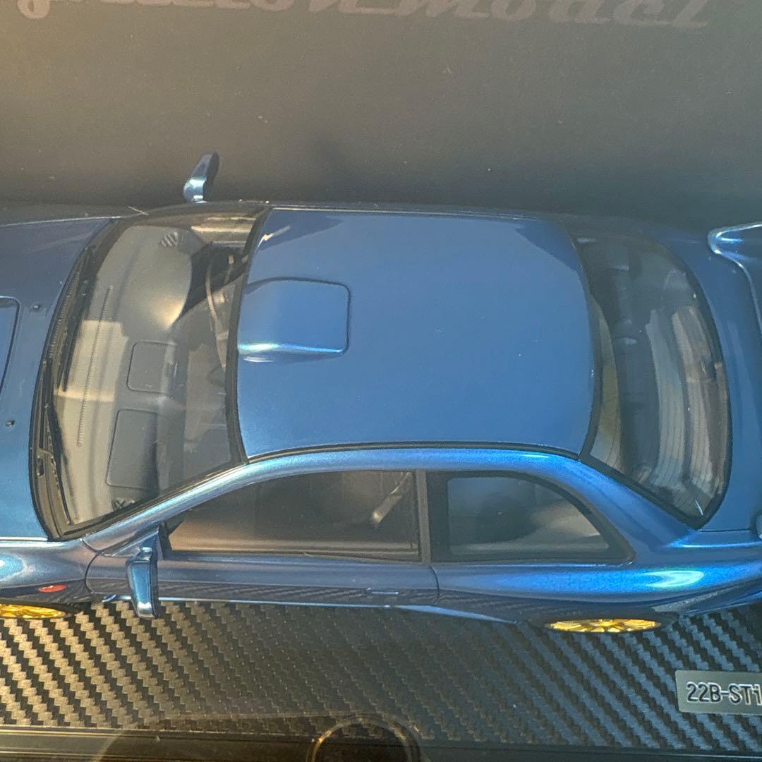 イグニッションモデル インプレッサ　22B-STi GC8 改1/18 ミニカー