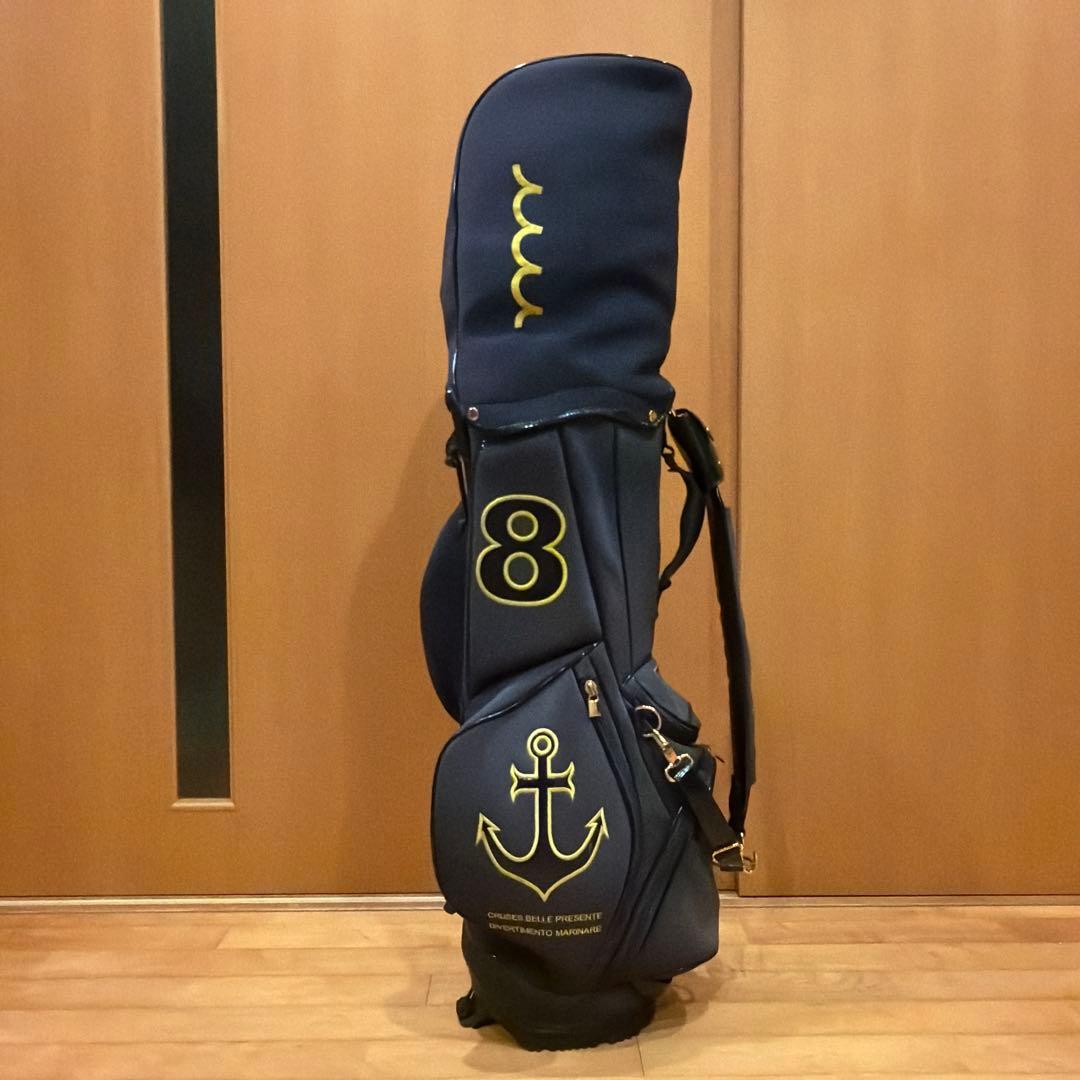 muta ゴルフバッグ スタンド付き ネイビー 8