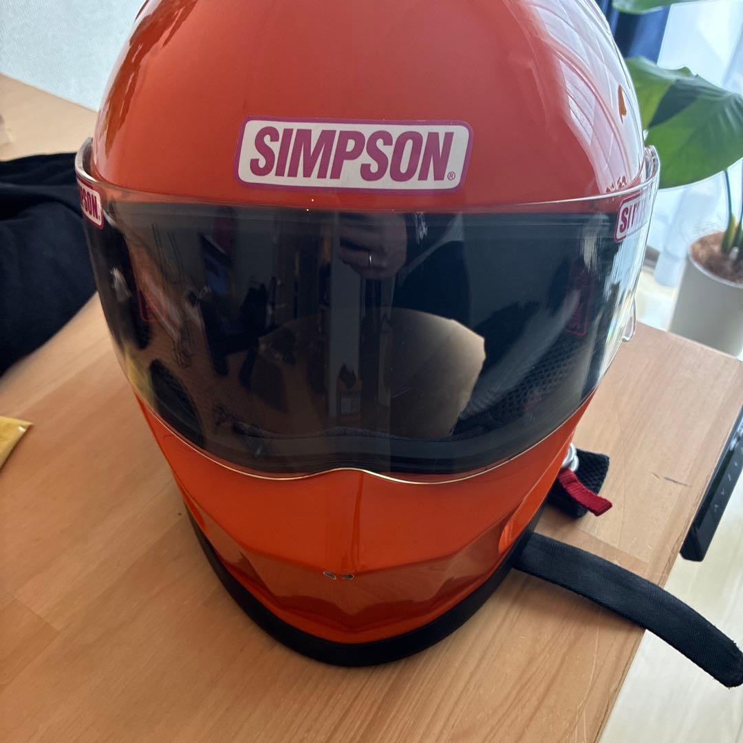 SIMPSON(シンプソン) ヘルメット BANDIT オレンジ 59cm