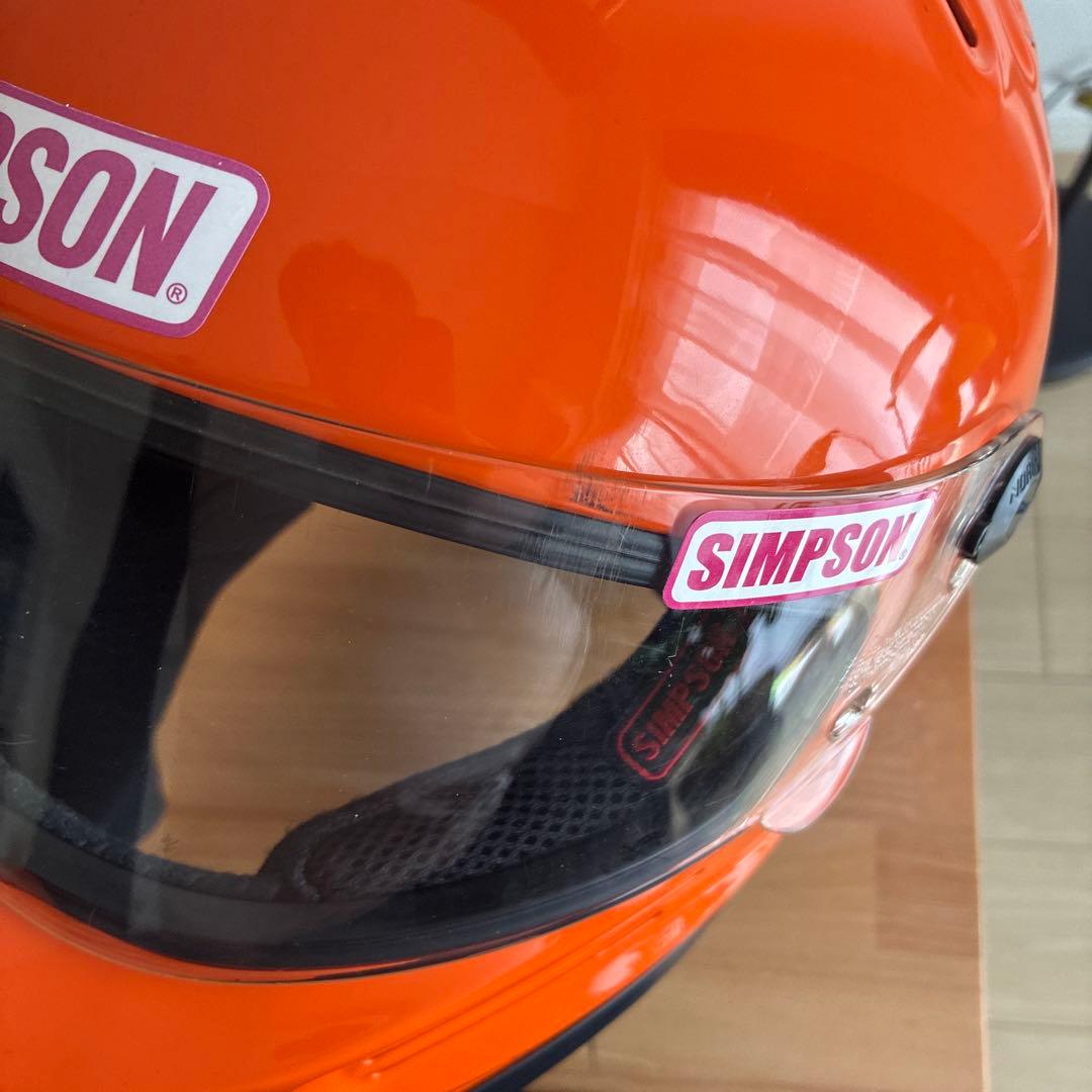 SIMPSON(シンプソン) ヘルメット BANDIT オレンジ 59cm