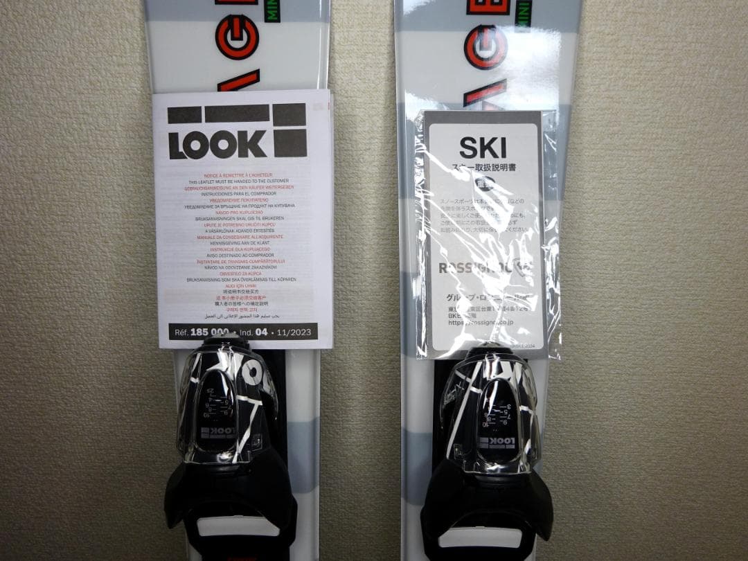 未使用　ROSSIGNOL SUPER VIRAGE MINI ショートスキー
