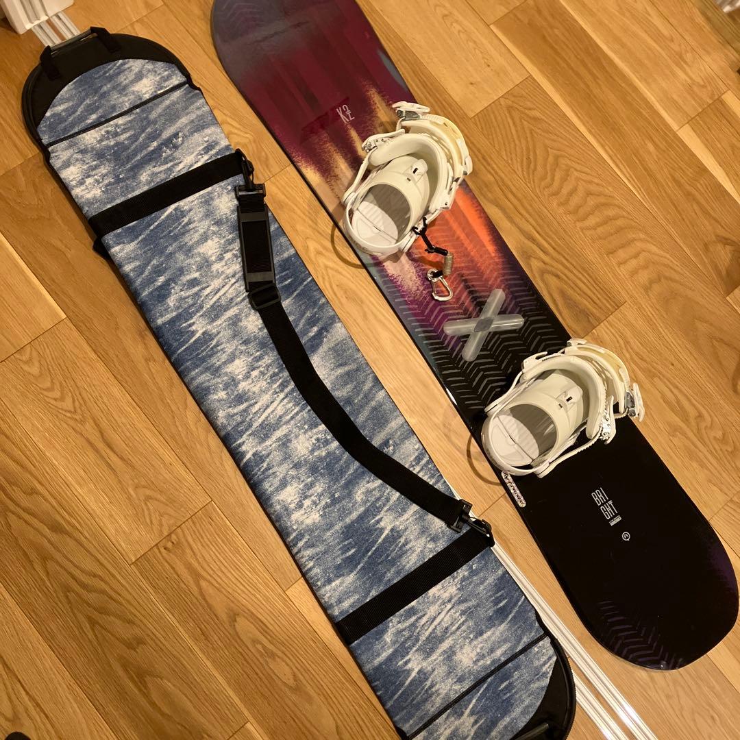 K2 Z スノーボード BRIGHT 138 ビルディング、ブーツ、カバーセット