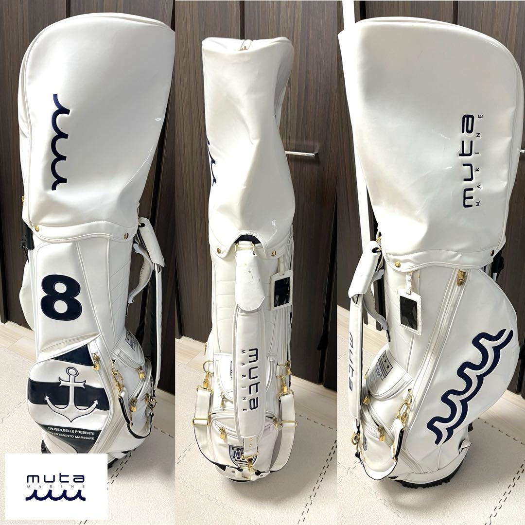 Nunuムータマリン スタンド式 キャディバッグ エナメル