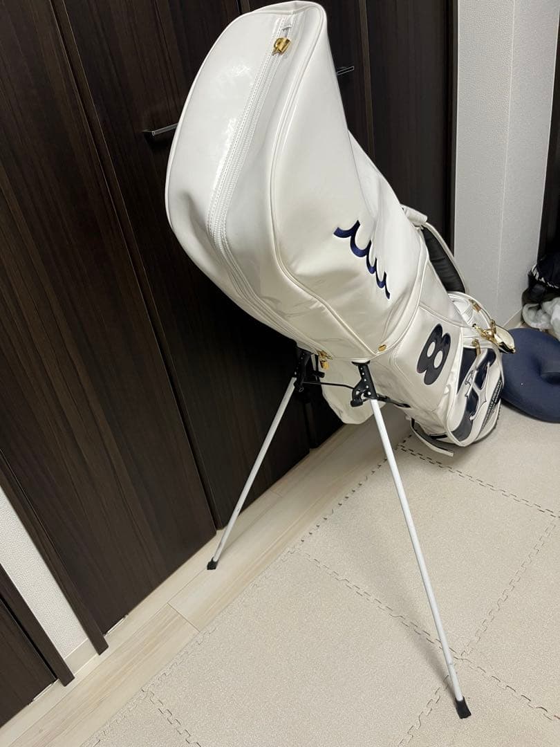 Nunuムータマリン スタンド式 キャディバッグ エナメル