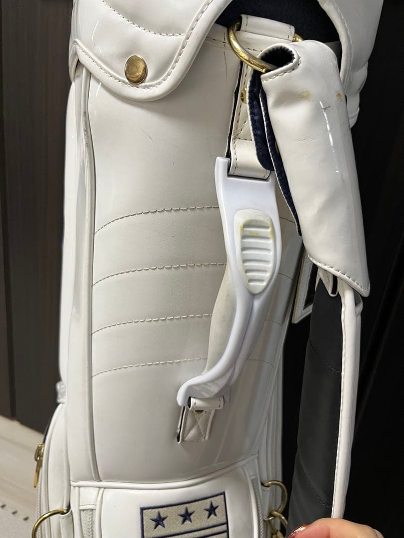 Nunuムータマリン スタンド式 キャディバッグ エナメル