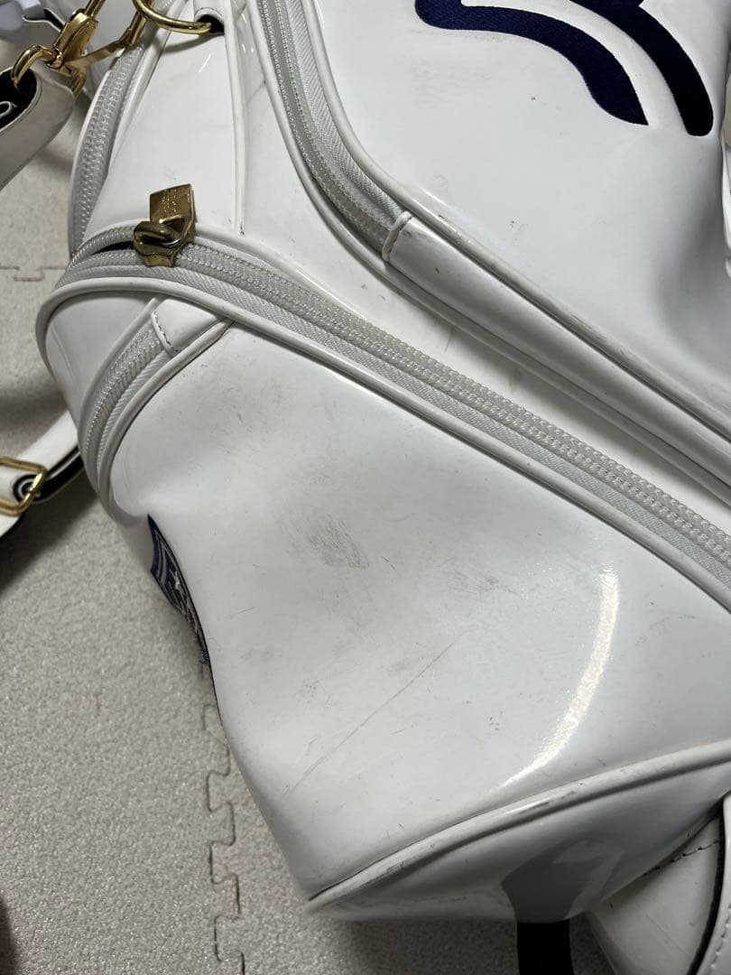 Nunuムータマリン スタンド式 キャディバッグ エナメル