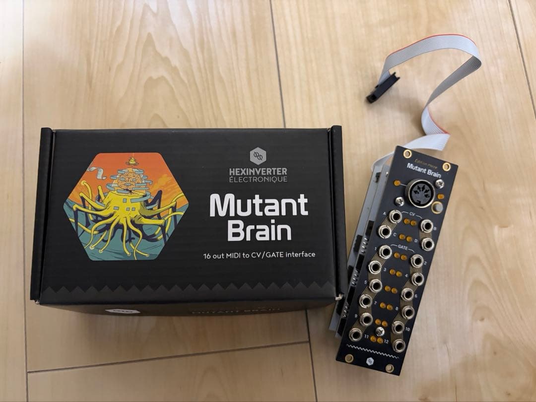 Hexinverter Mutant Brain モジュラーシンセ