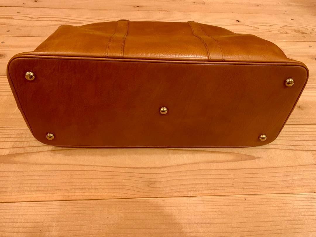 吉田 レザー ボストンバッグ ブラウン