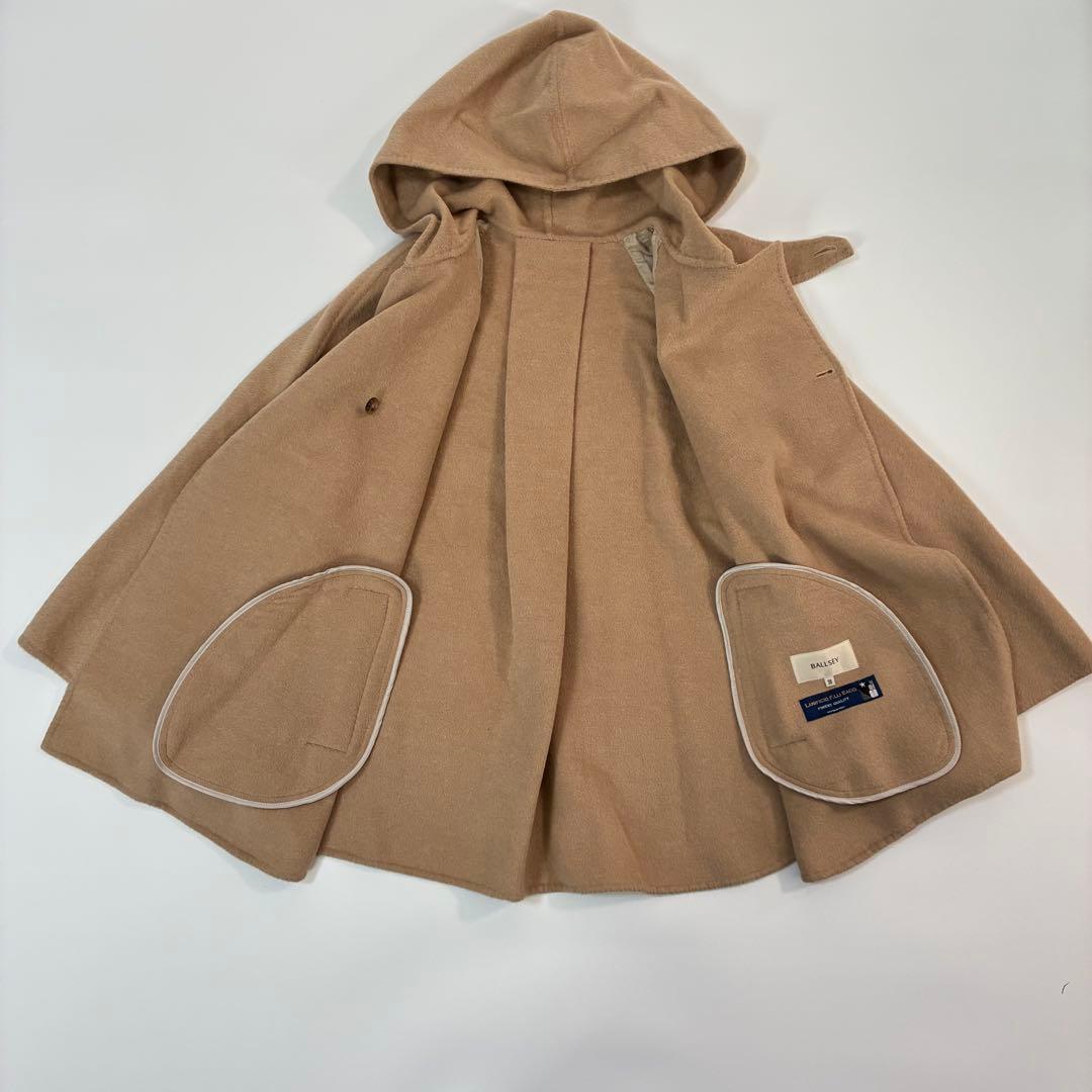 【美品】Ballsey アンゴラウールフーディポンチョ TOMORROWLAND