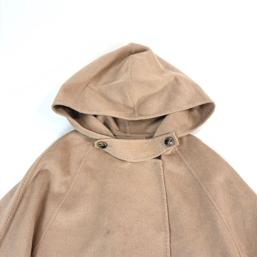 【美品】Ballsey アンゴラウールフーディポンチョ TOMORROWLAND