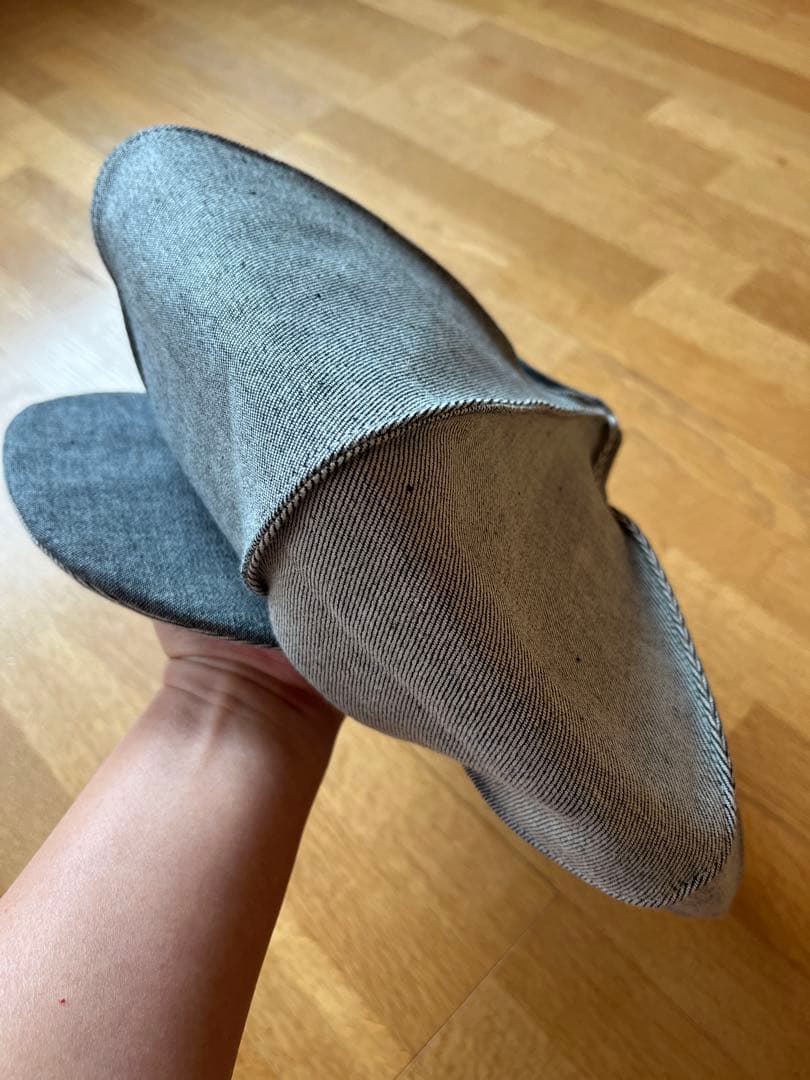 美品　オッドナンバー　old number グレー デニムキャスケット