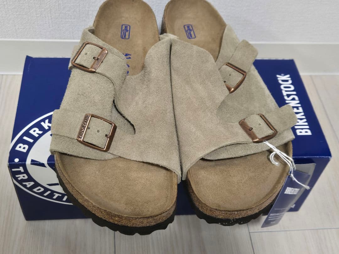 【新品/タグ/箱付き】ビルケンシュトック チューリッヒ サンダル41 26.5㎝