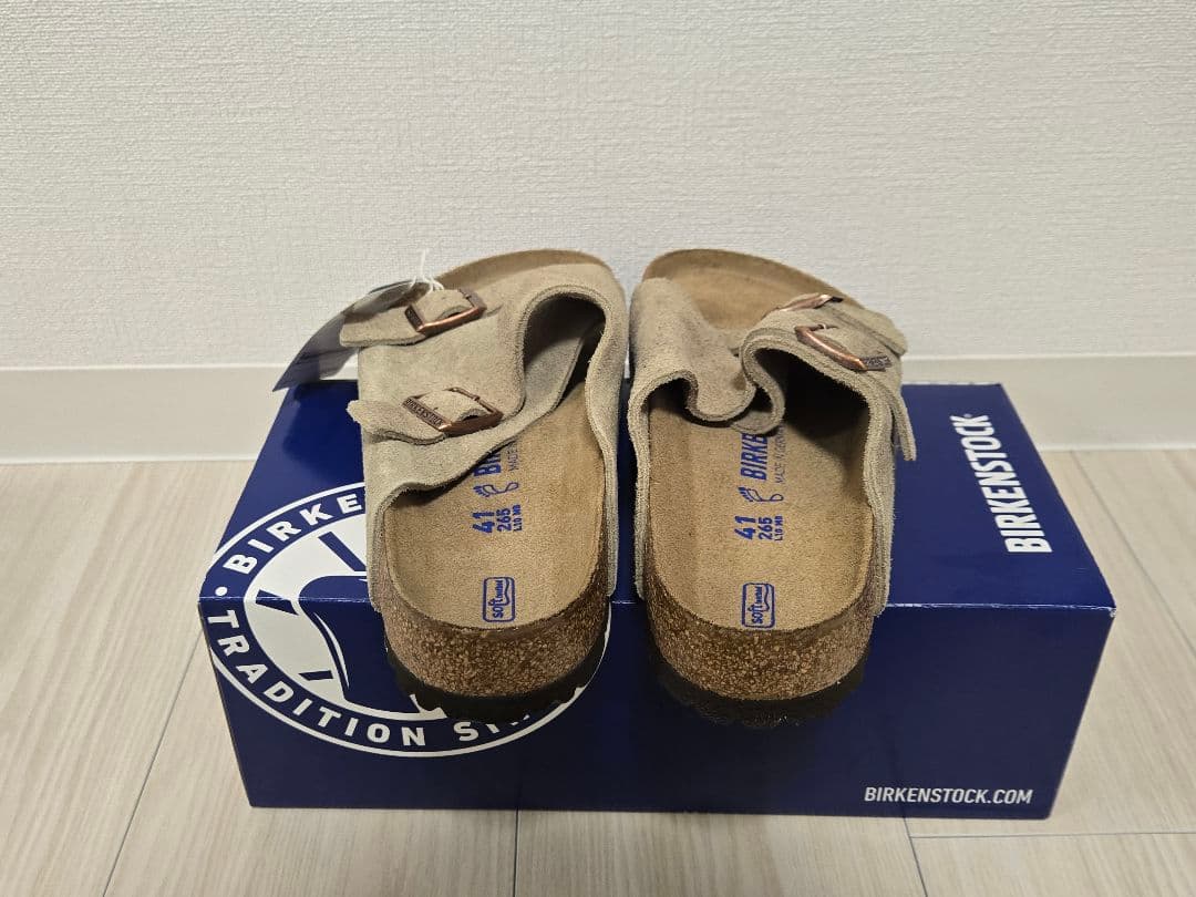 【新品/タグ/箱付き】ビルケンシュトック チューリッヒ サンダル41 26.5㎝