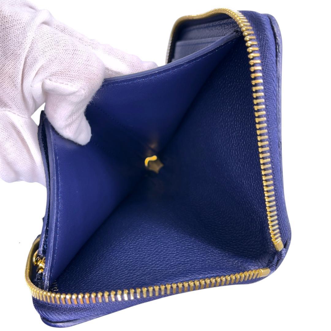 【箱袋付】ルイヴィトン アンプラント スクレット コンパクト ラウンドファスナー