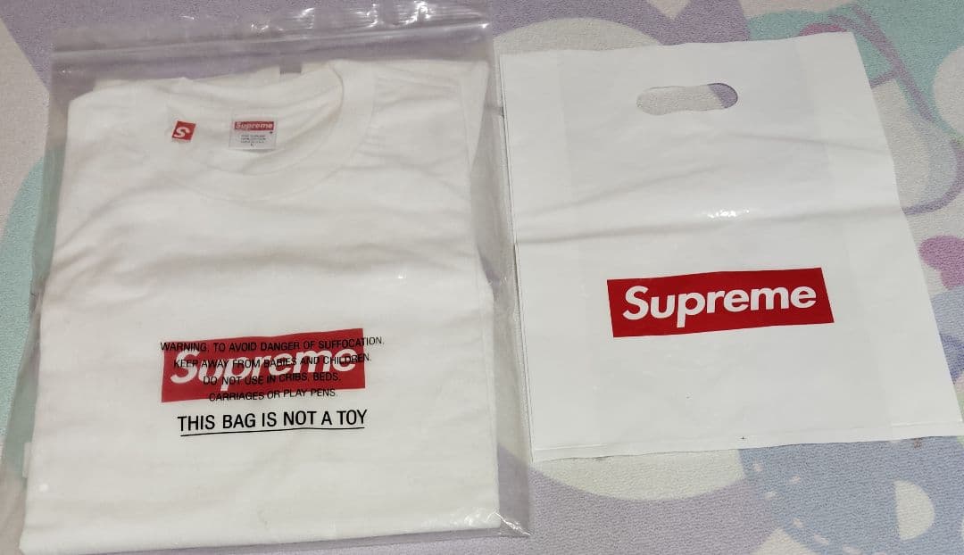Supreme box logo L/S tee半袖 Lサイズ