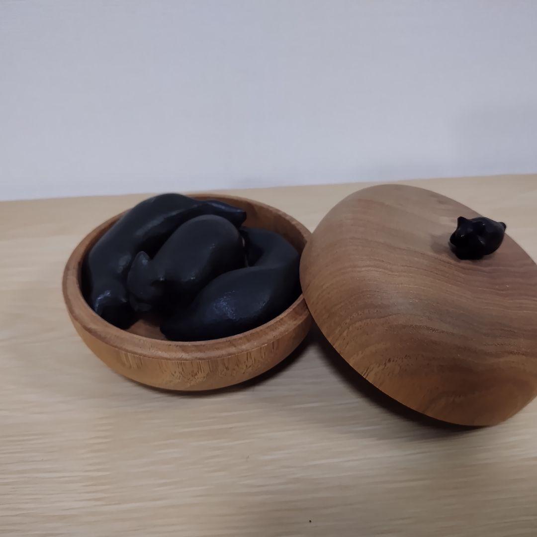 ミキモト　MIKIMOTO　猫のペーパーウェイトセット