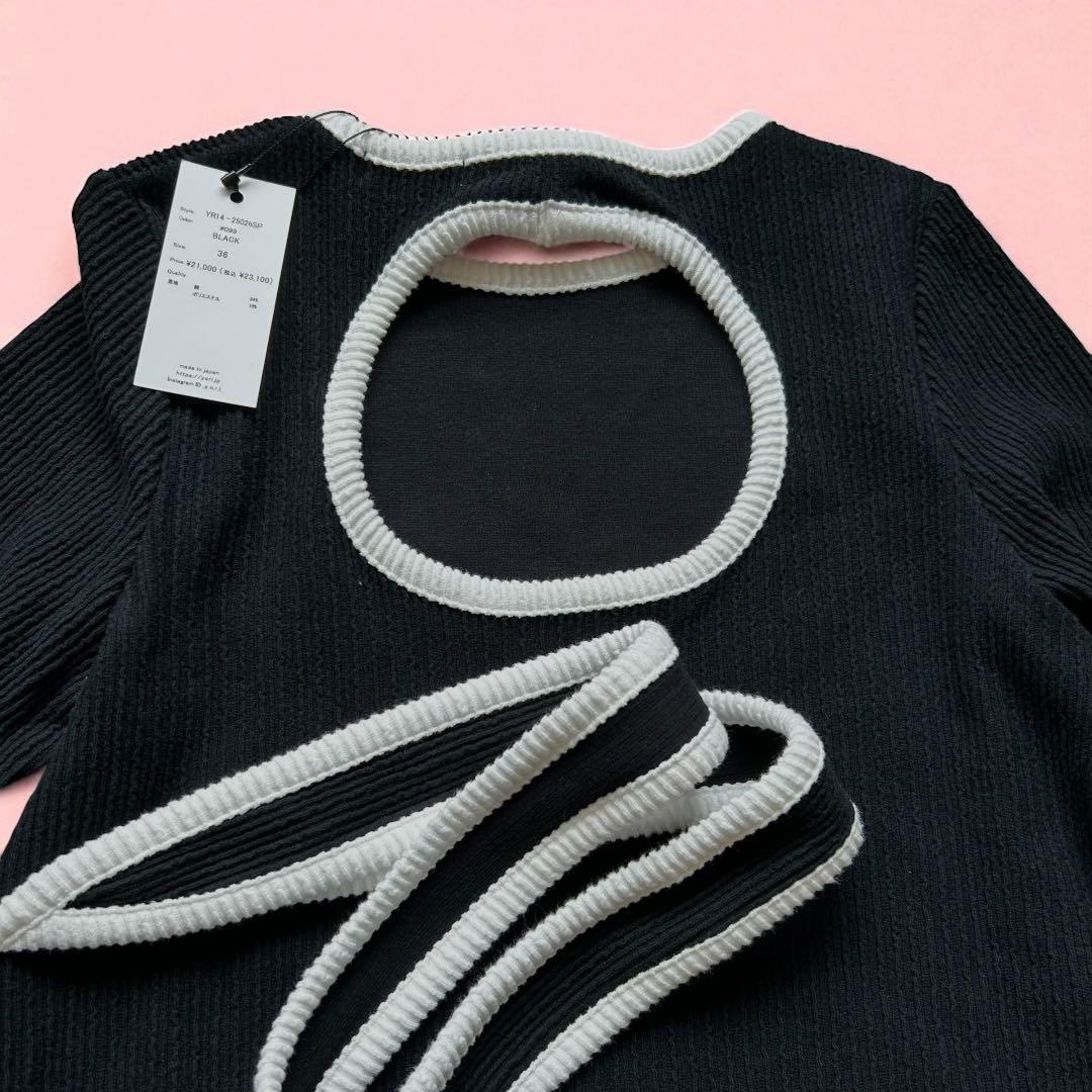 タグ付未使用✨2025ss 新作　yori バックレリボンリラックスワンピース