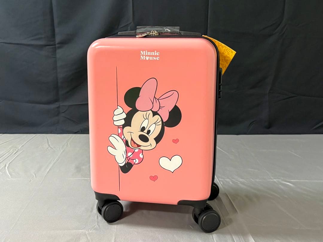 未使用品 ディズニー ミニーマウス 子供用 キャリーケース 16インチ ピンク
