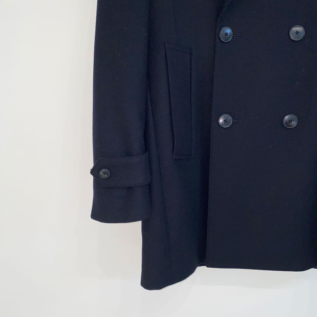 【美品】定価79200円トゥモローランドピルグリムメンズピーコートPコートS,M