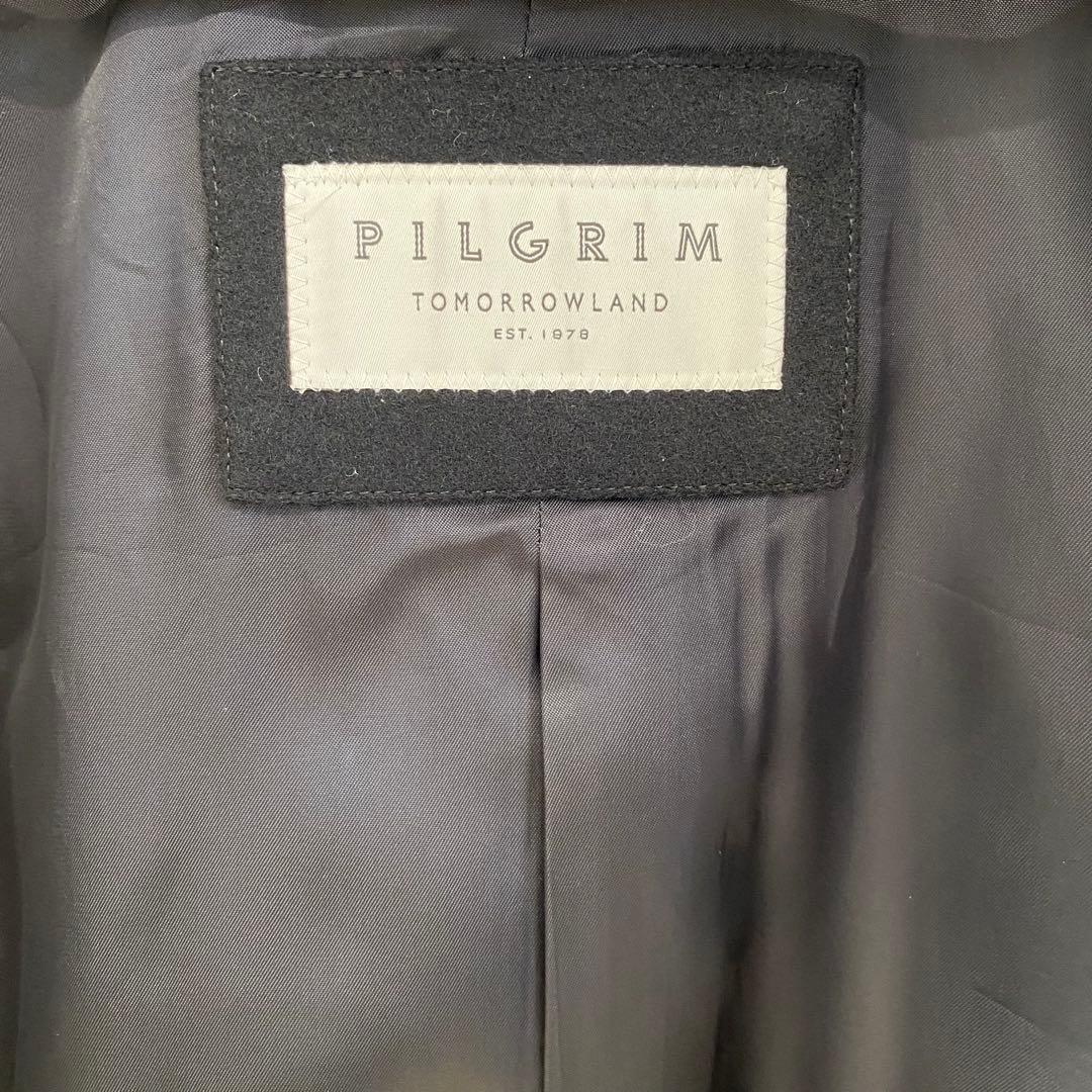 【美品】定価79200円トゥモローランドピルグリムメンズピーコートPコートS,M