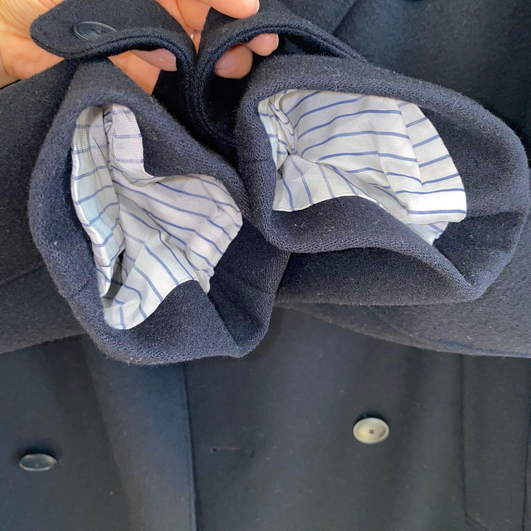 【美品】定価79200円トゥモローランドピルグリムメンズピーコートPコートS,M