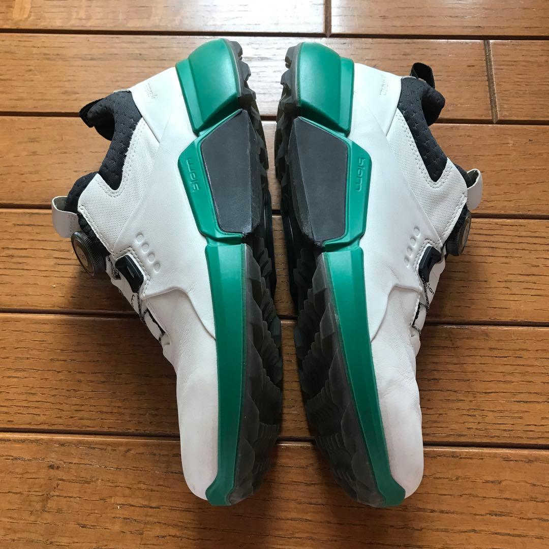 Ecco biom ゴルフシューズ ホワイト/グリーン　24.5