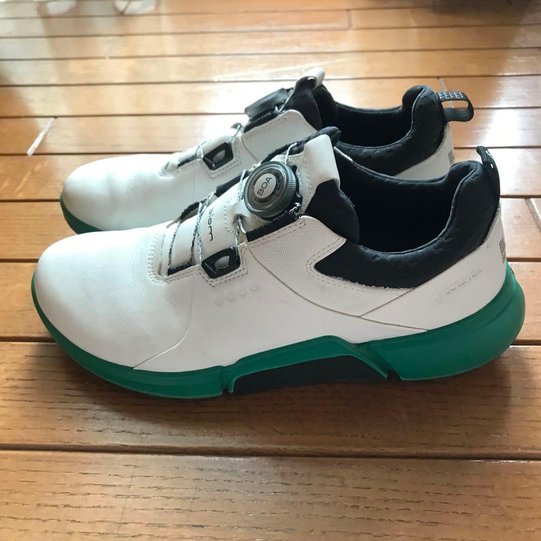 Ecco biom ゴルフシューズ ホワイト/グリーン　24.5