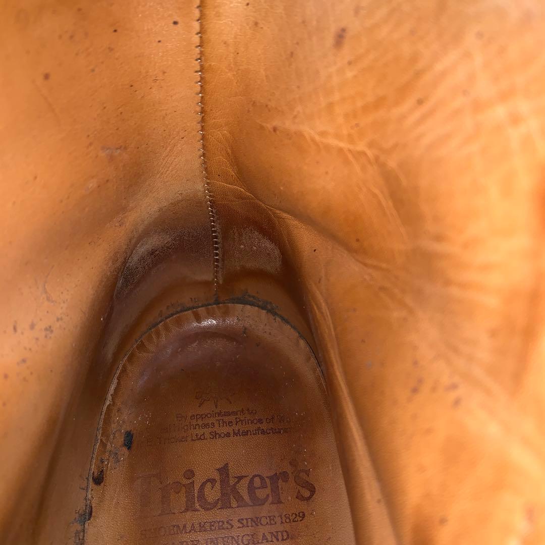 セール！Tricker's ベージュ ブローグブーツ