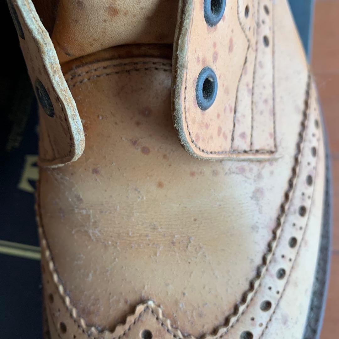 セール！Tricker's ベージュ ブローグブーツ