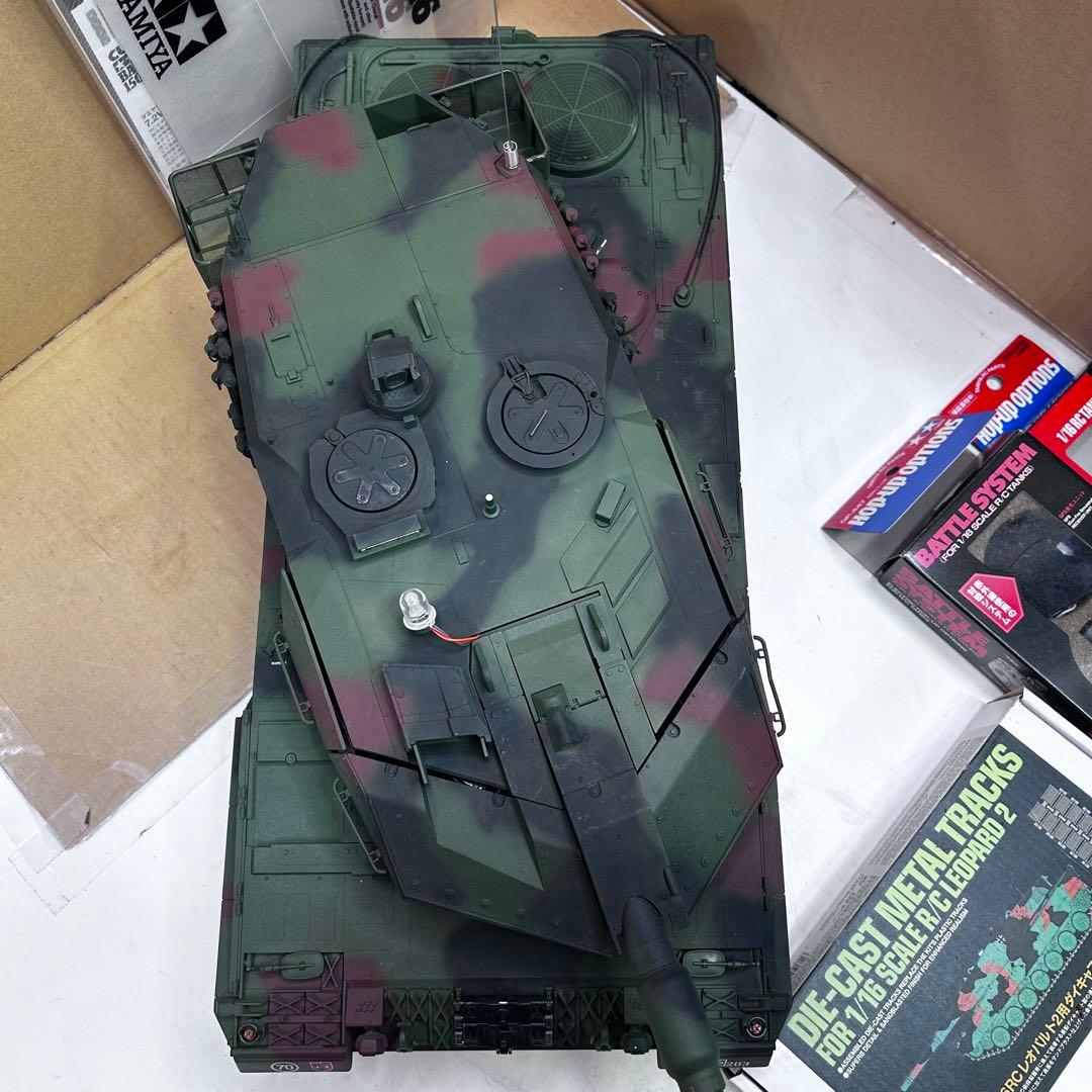 6975 タミヤ 1/16 レオパルト2A6 フルオペレーション ラジコン