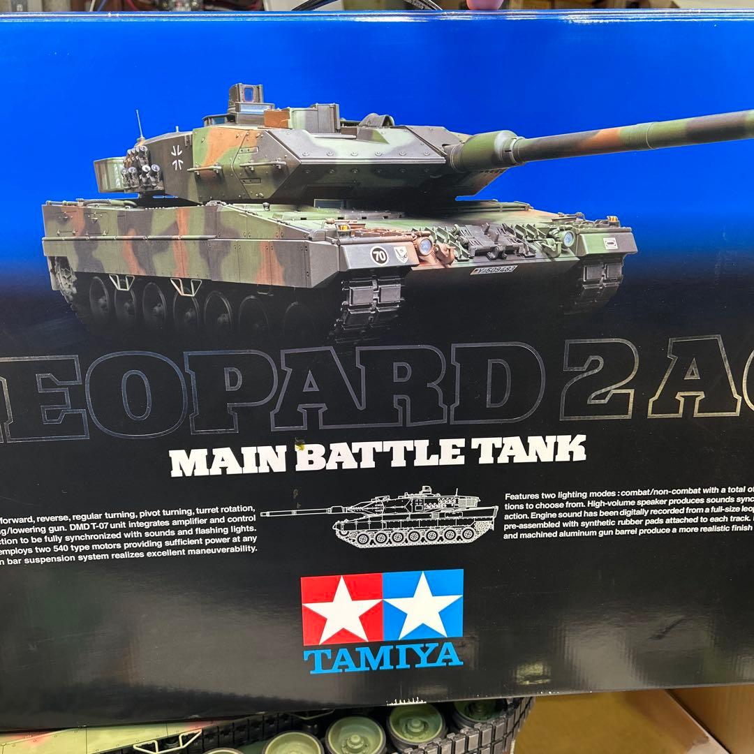 6975 タミヤ 1/16 レオパルト2A6 フルオペレーション ラジコン