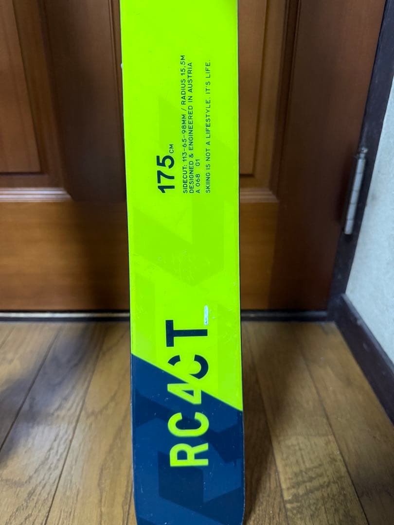 FISCHER RC4 CTスキー板 イエロー