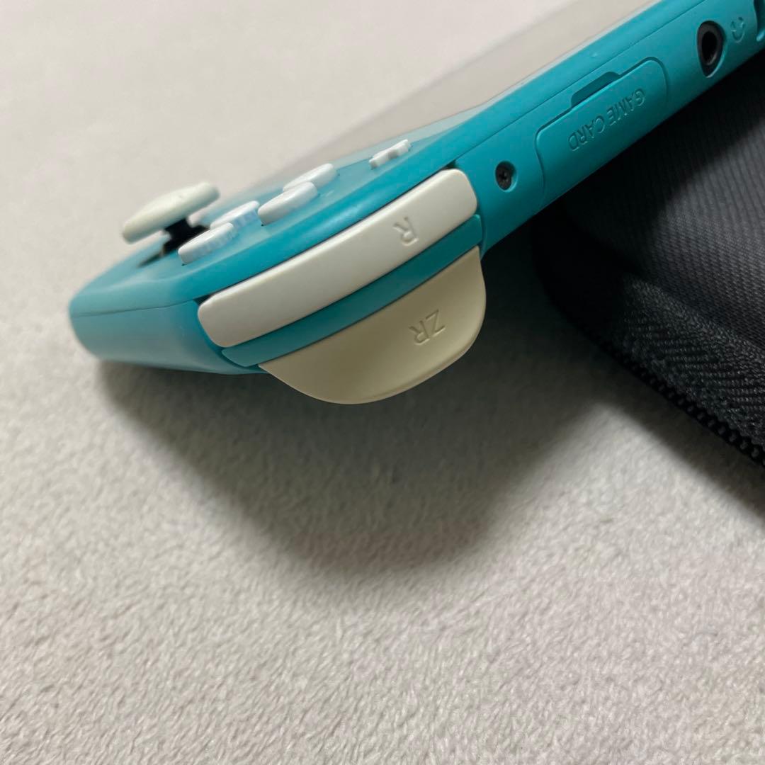 【値下げ】Nintendo Switch lite ターコイズ 充電器ケース付き