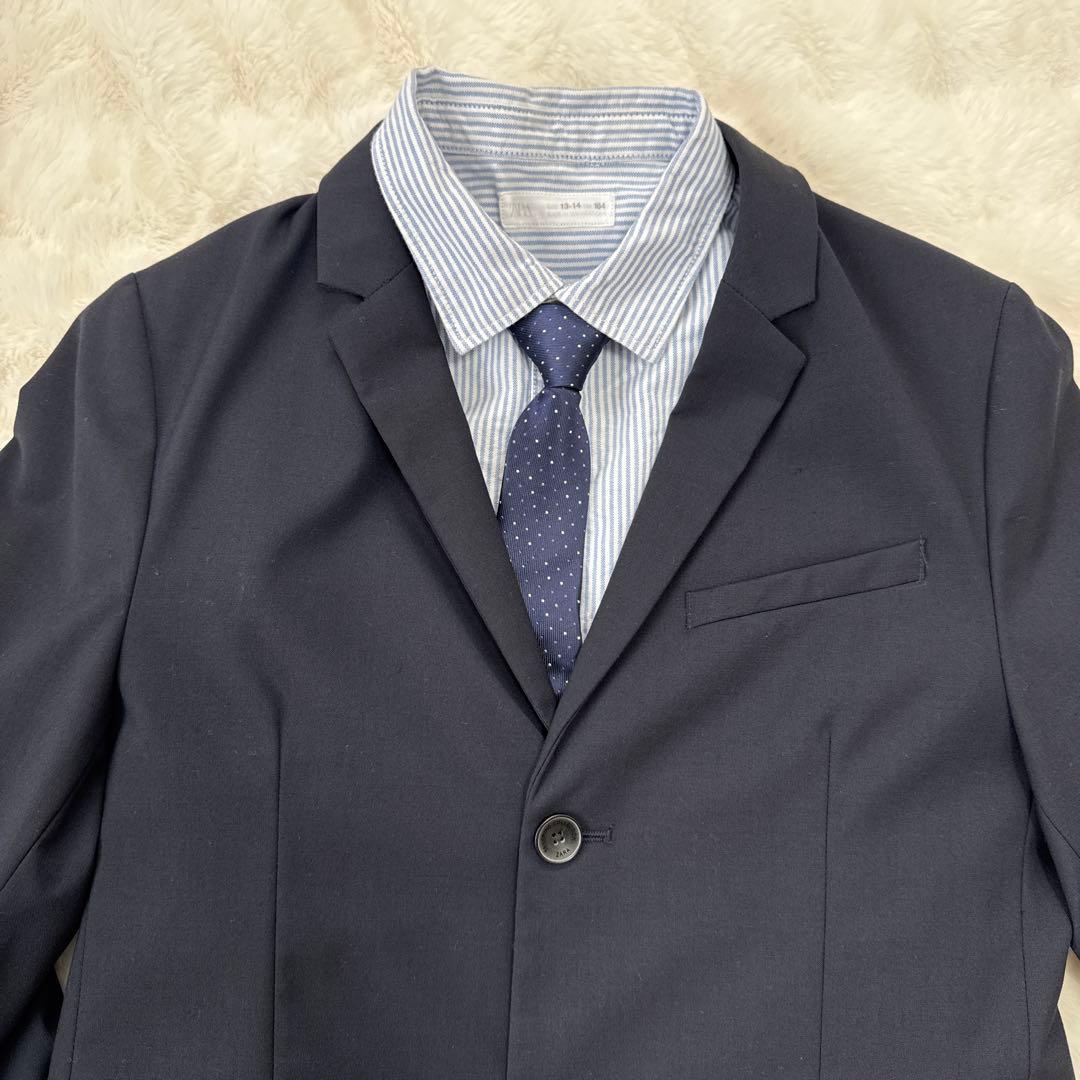 ZARA ネイビー フォーマルスーツ 164センチ