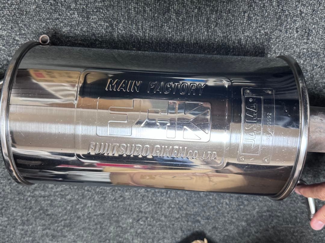 【値下げ中】ha23 リアピース フロントパイプ セット ナビック フジツボ