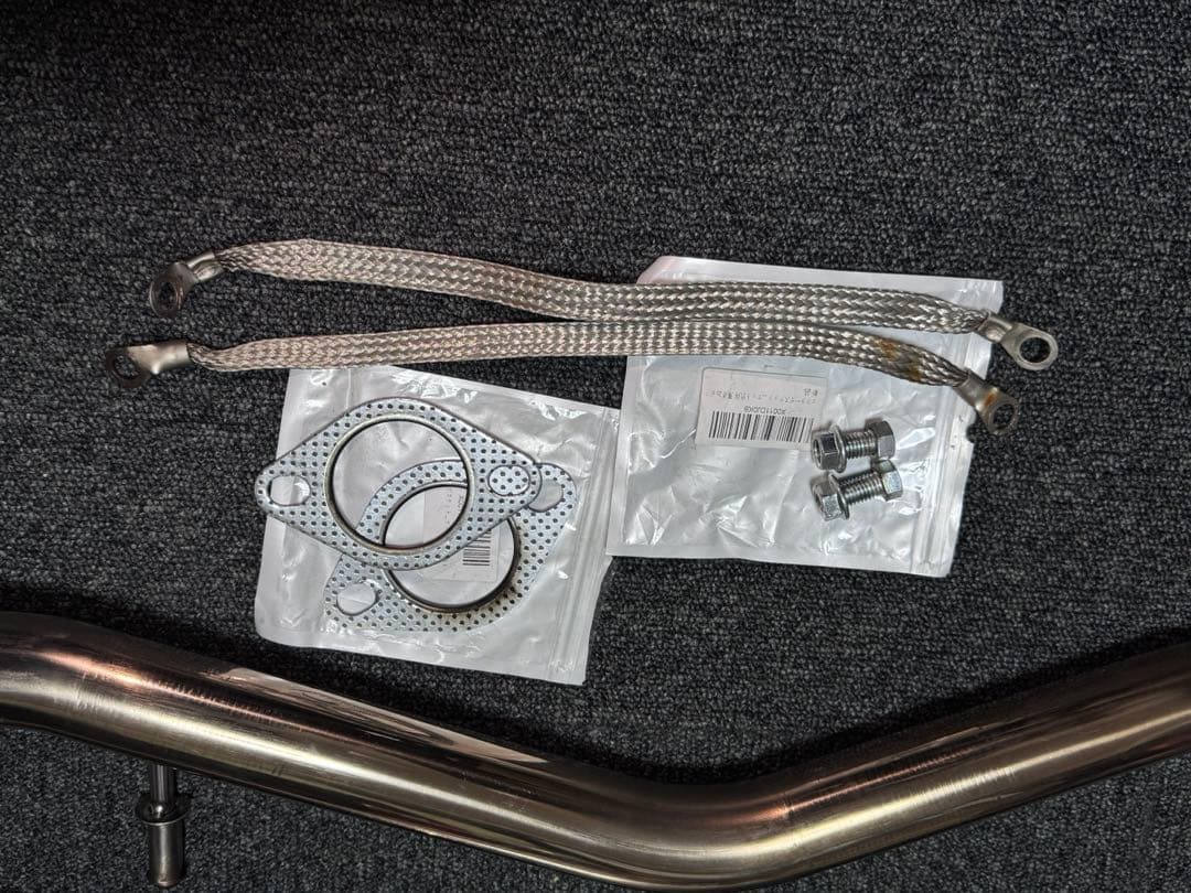 【値下げ中】ha23 リアピース フロントパイプ セット ナビック フジツボ