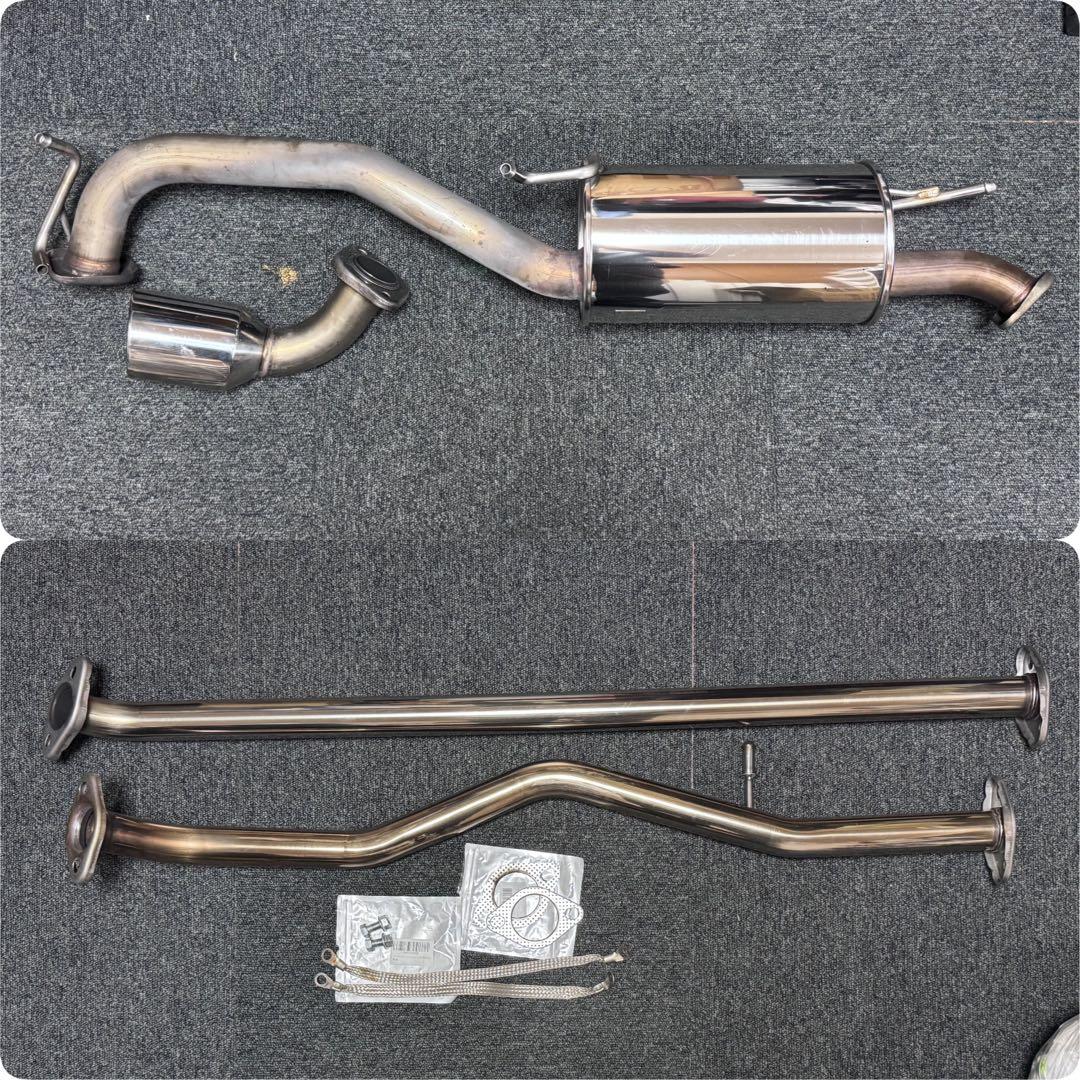 【値下げ中】ha23 リアピース フロントパイプ セット ナビック フジツボ