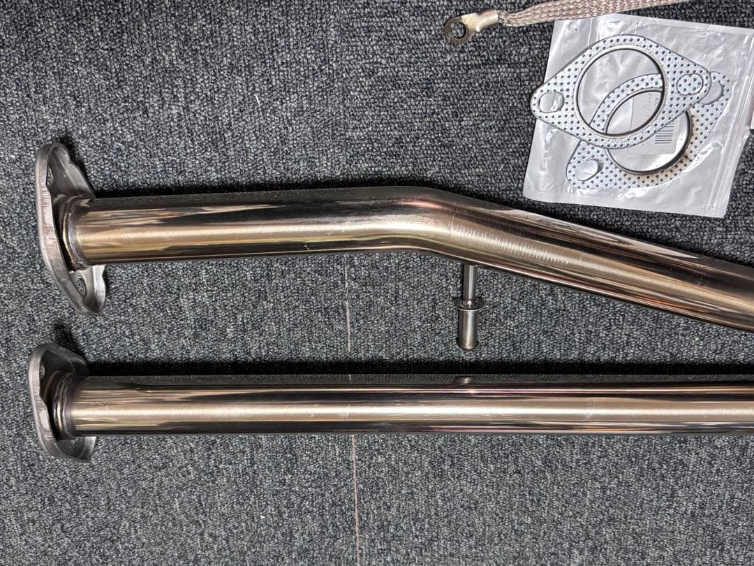 【値下げ中】ha23 リアピース フロントパイプ セット ナビック フジツボ