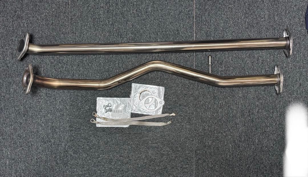 【値下げ中】ha23 リアピース フロントパイプ セット ナビック フジツボ