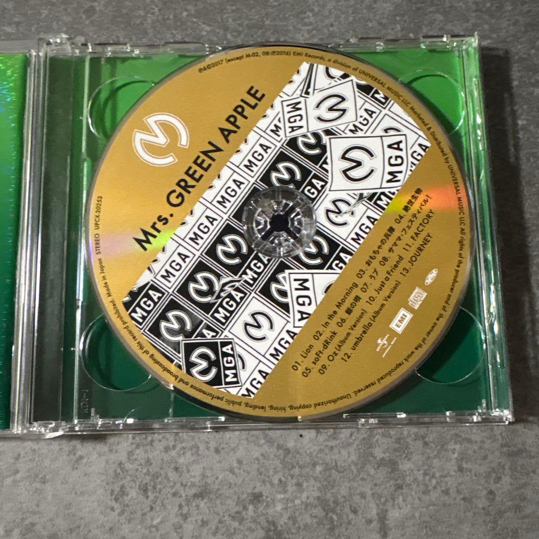 Mrs. GREEN APPLE 初回限定盤 ミセスグリーンアップル