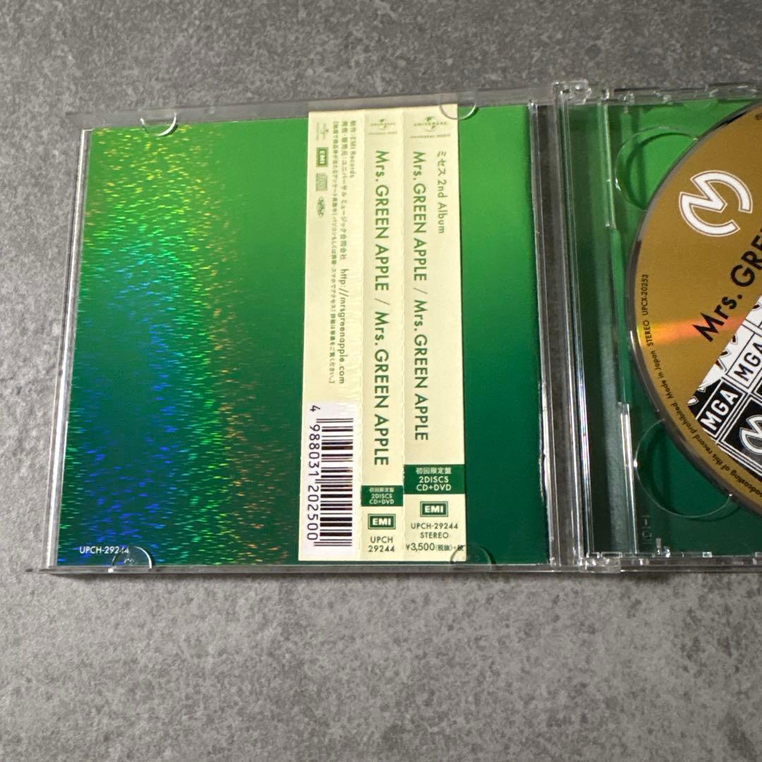 Mrs. GREEN APPLE 初回限定盤 ミセスグリーンアップル