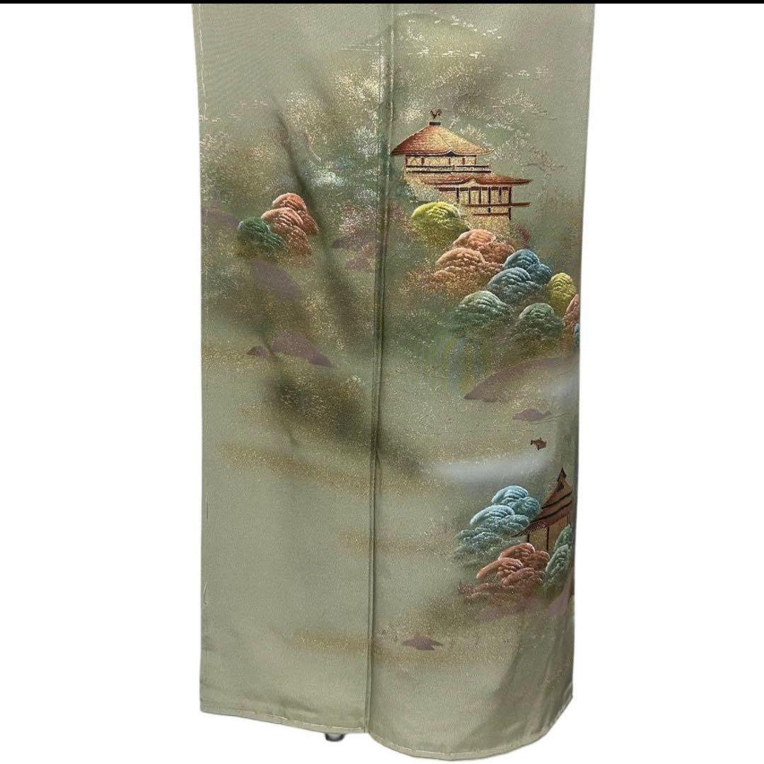 s*e様 新品　美品　袷　正絹　金彩　紋付　訪問着　フルセット　4点