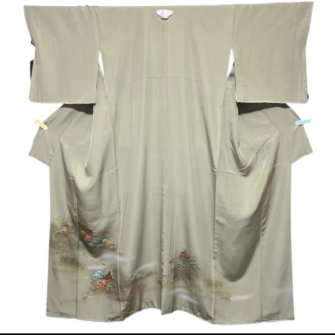 s*e様 新品　美品　袷　正絹　金彩　紋付　訪問着　フルセット　4点