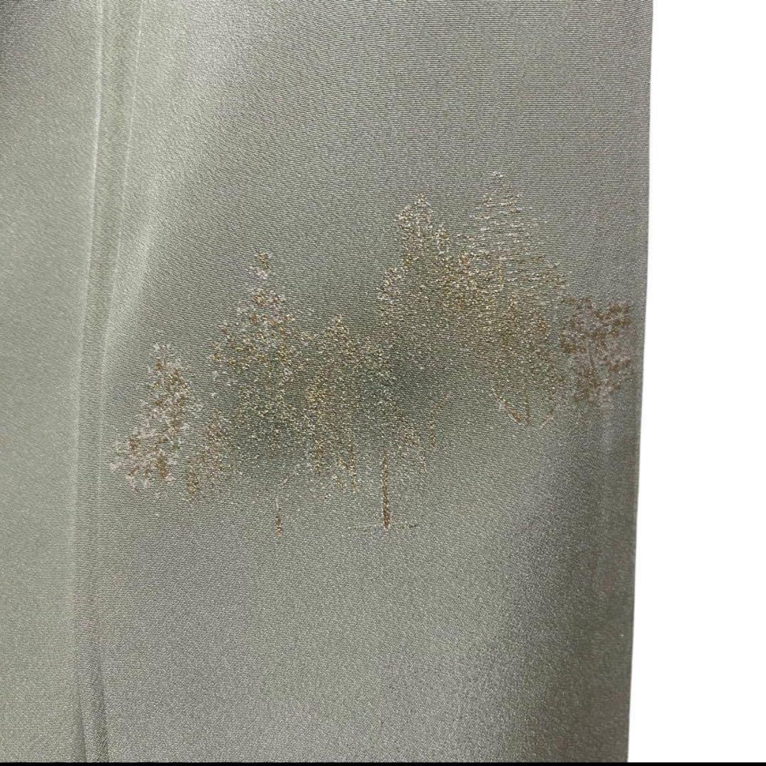 s*e様 新品　美品　袷　正絹　金彩　紋付　訪問着　フルセット　4点