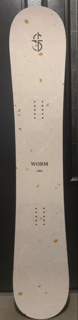 CROOJA WORM スノーボード ホワイト