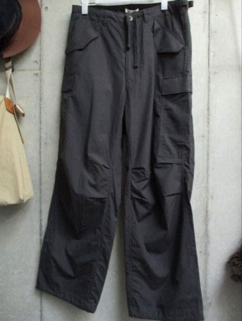 パンツ AURALEE WASHED FINX RIPSTOP FIELD PANTS