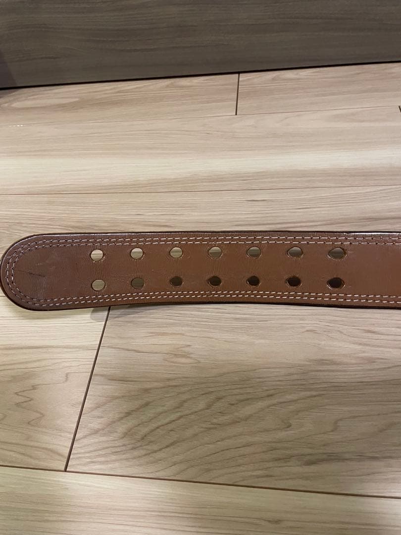 GOLD'S GYM プロレザーベルトトレーニングパワーベルト　Mサイズ