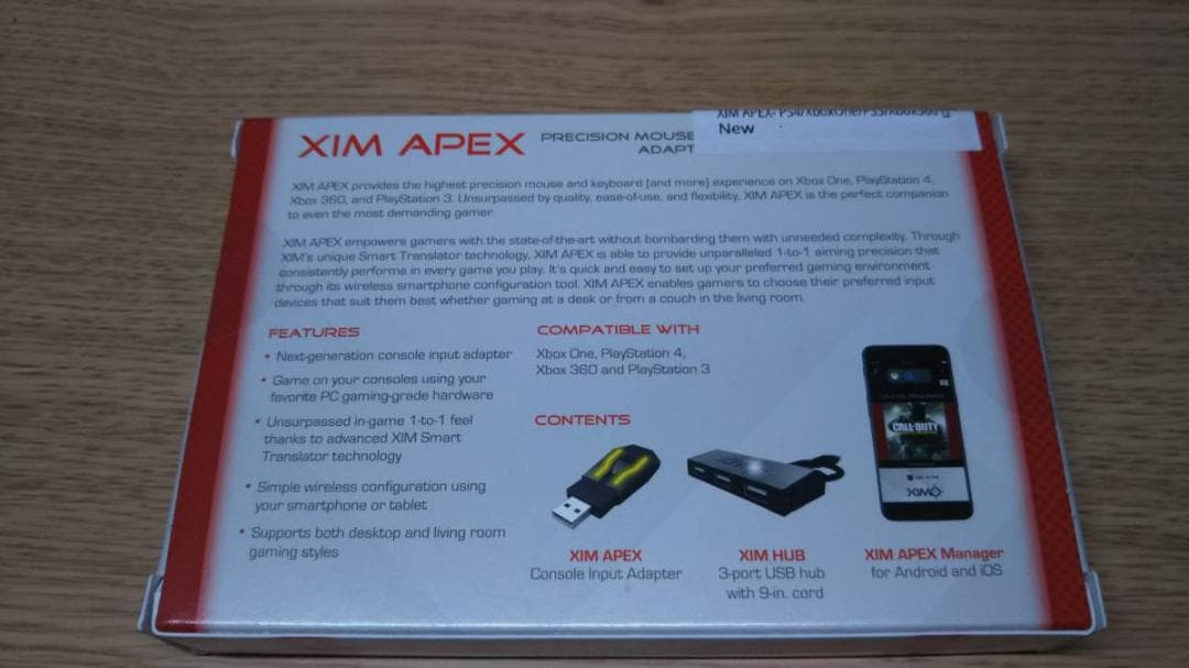XIM APEX 未使用 送料込み COD FPS PS4