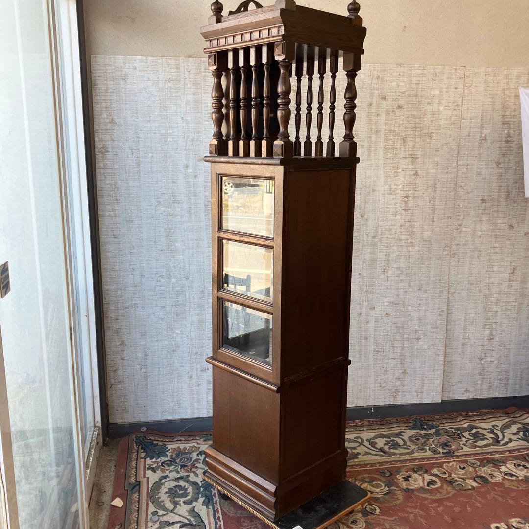 昭和レトロ シチズン クリストロン ホールクロック 柱時計 飾り棚ショーケース